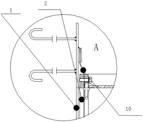 The steel structure experiment section of the large-scale blast wave simulation device