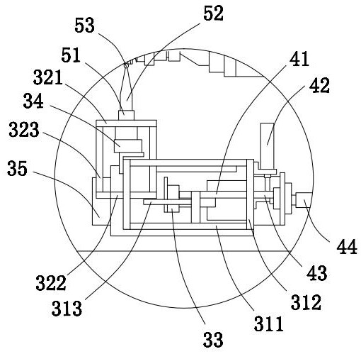 Automatic detection device for worm m value and tooth surface runout