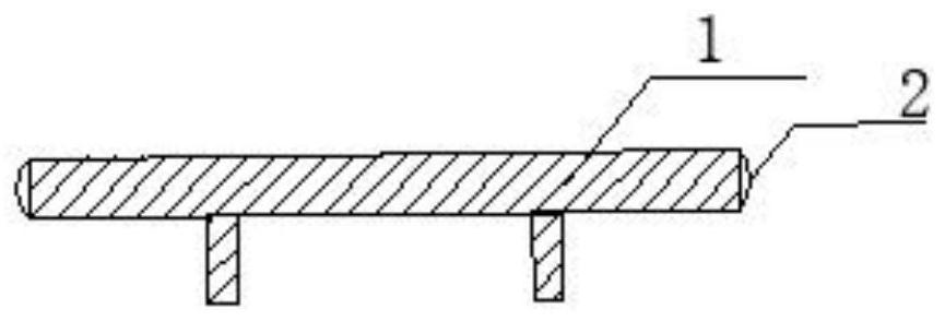 A folding and unfolding inflatable anti-collision connecting bridge