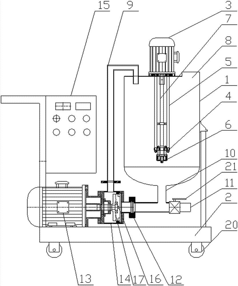 Cement wet grinder