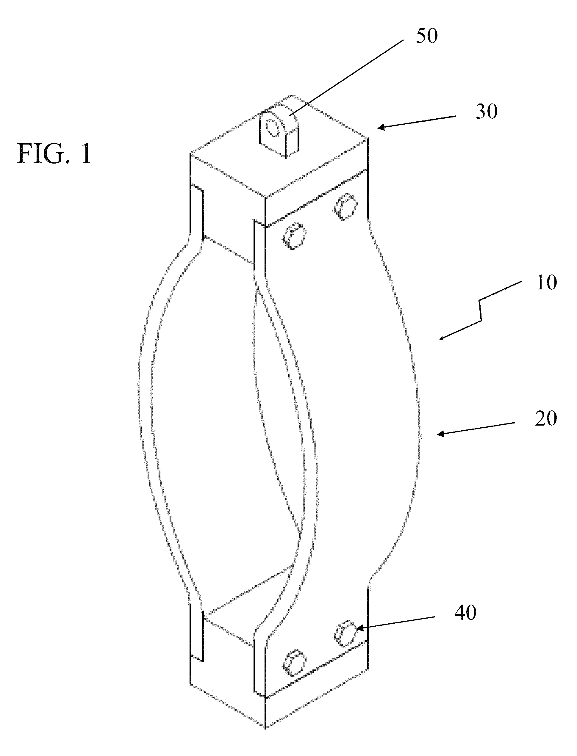 Shock absorber with compliant members