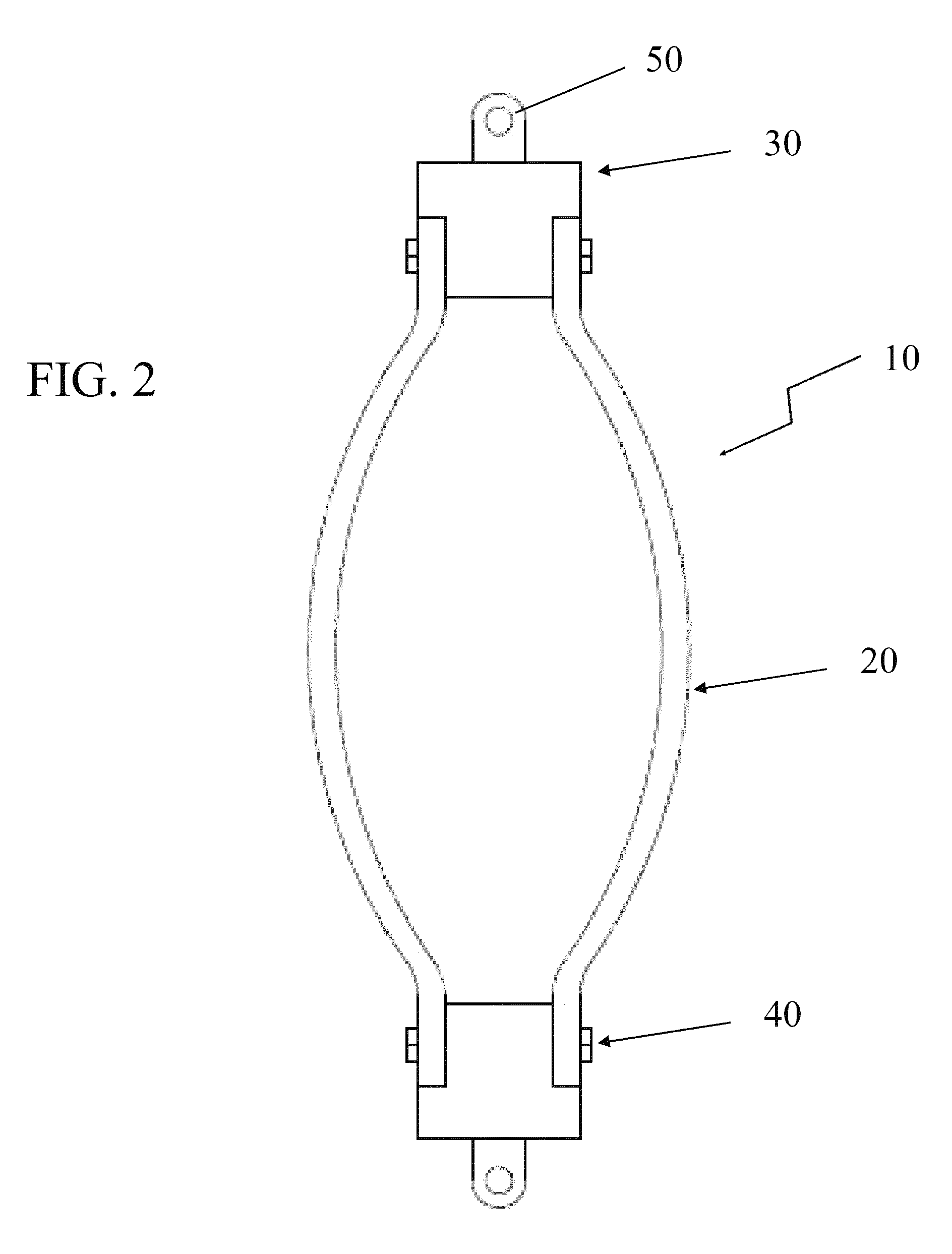 Shock absorber with compliant members