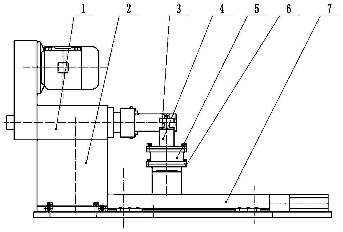 A sawing simulation test device and test method