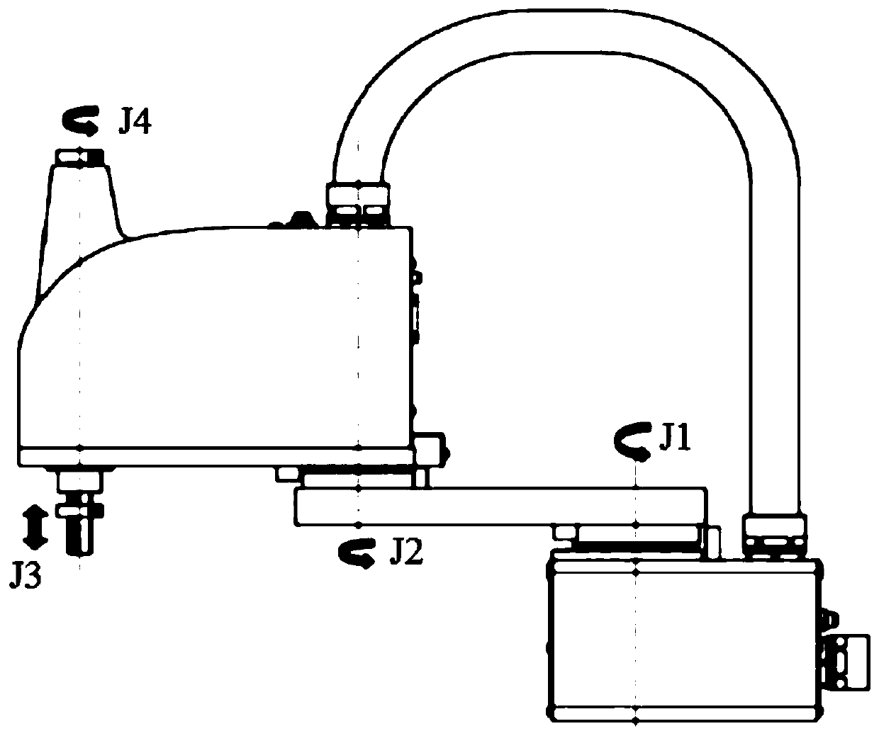 Method and device for calibrating mechanical parameters of SCARA robot and SCARA robot