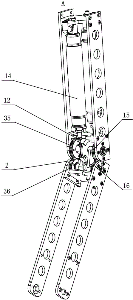 A humanoid robot knee joint capable of active and semi-passive actuation