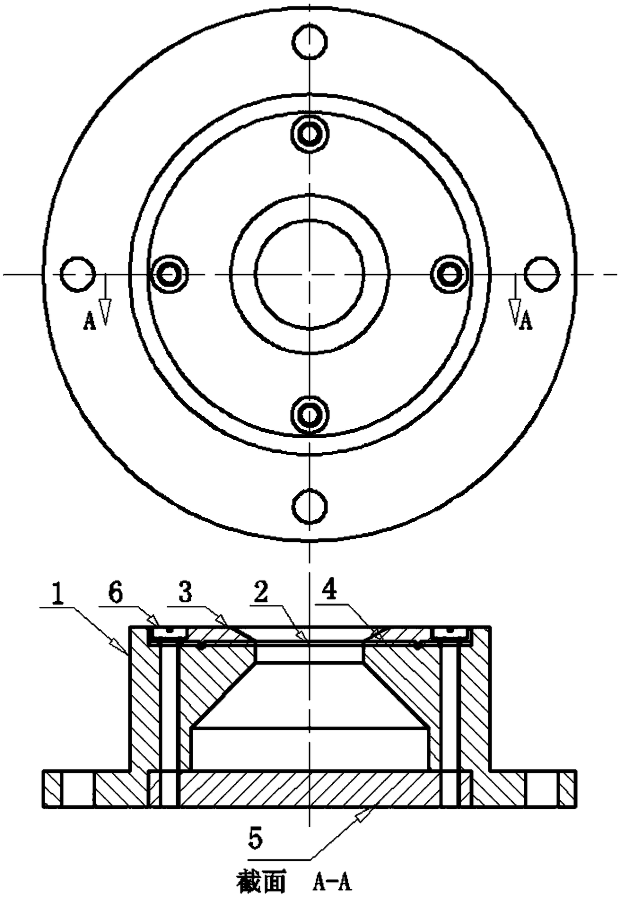 Single body effect target device suitable for measurement of target shock wave pressure of movable explosion field