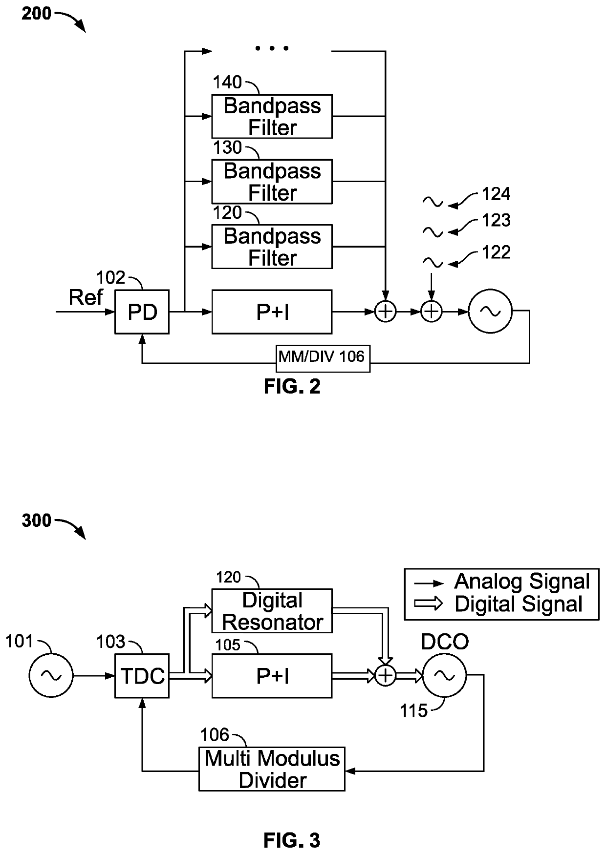 Systems and methods for suppressing oscillator-induced spurs in frequency synthesizers