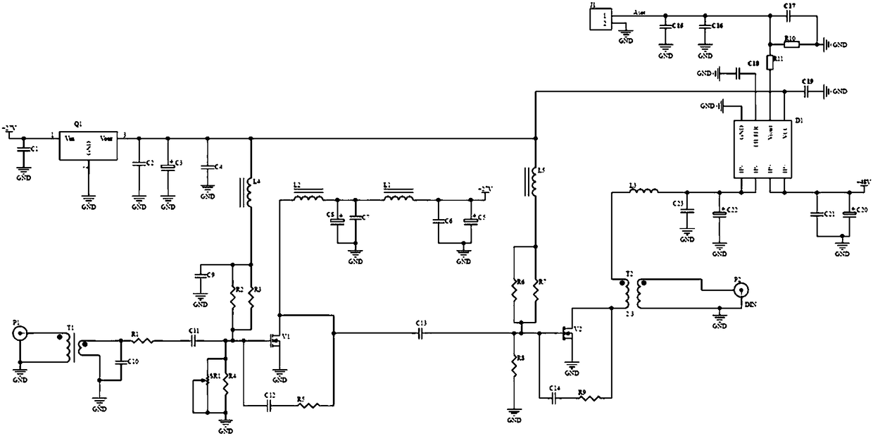 Radio frequency high-voltage output amplitude automatic control system and method