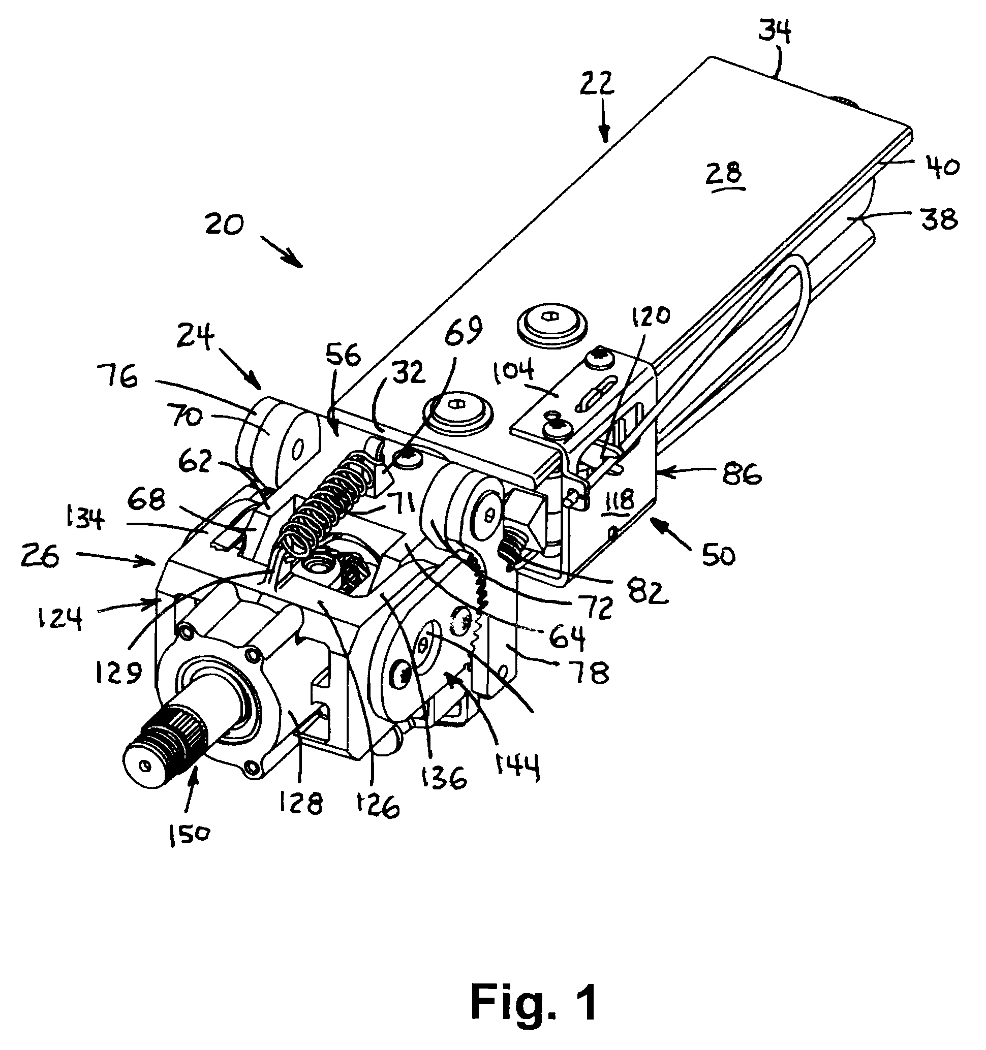 Tilting and telescoping steering column assembly