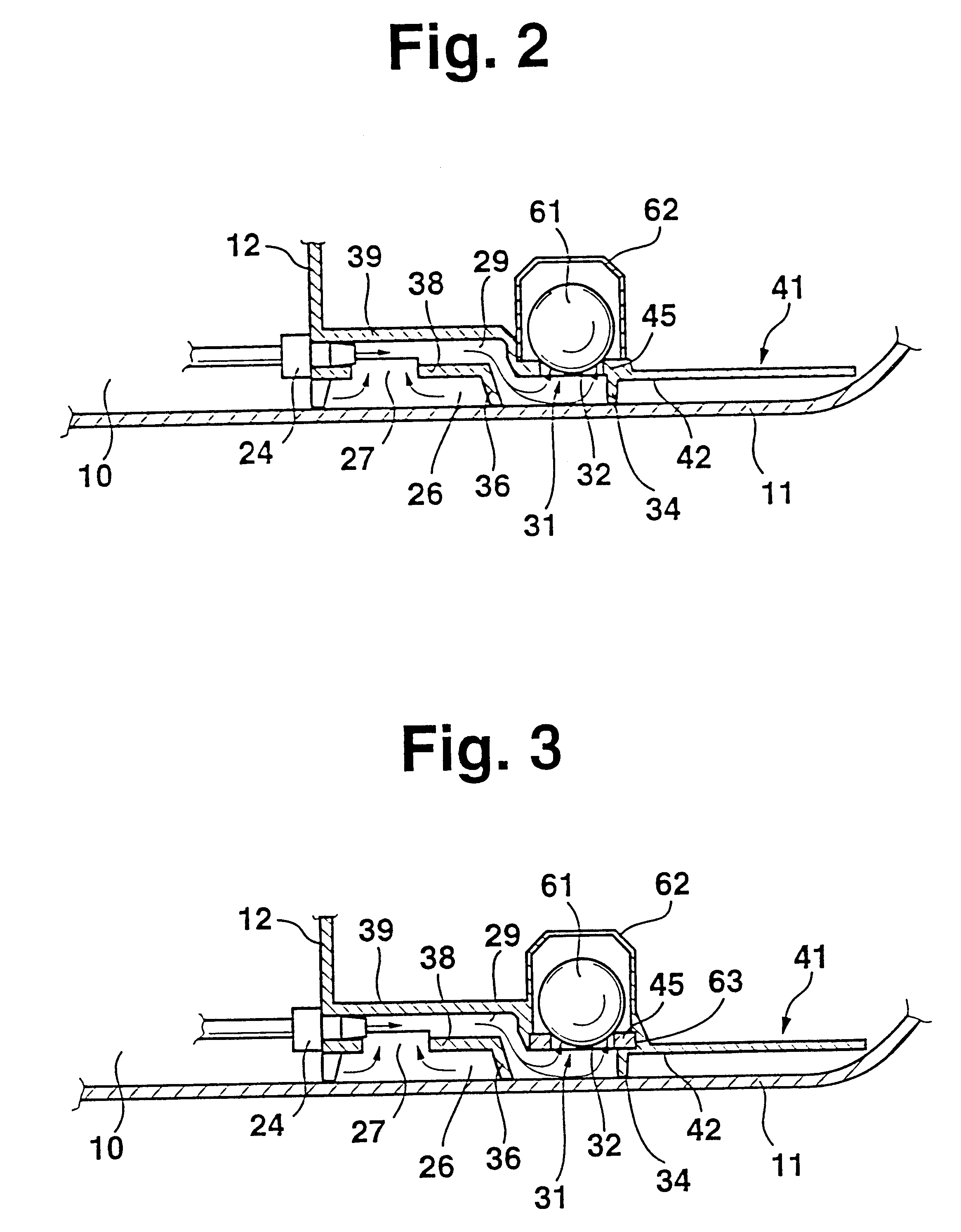 Device for conveying fuel from a reserve pot to the internal combustion engine of a motor vehicle