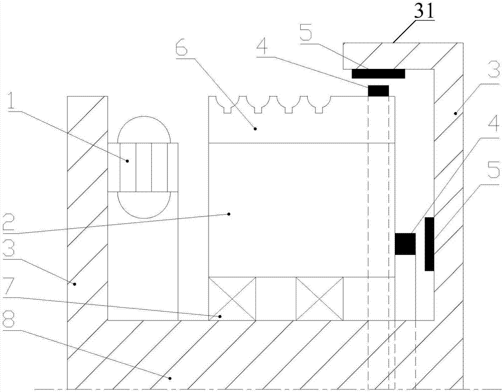 Elevator traction machine