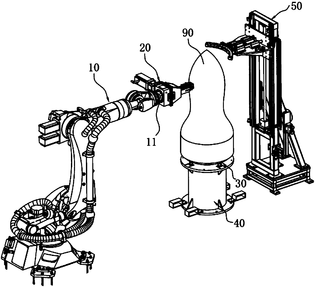 Non-woven fabric needling machine