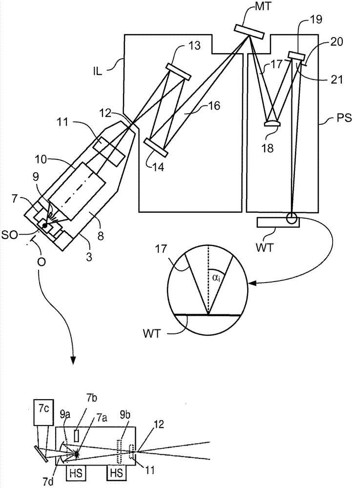 Spectral purity filter, lithographic apparatus, method for manufacturing a spectral purity filter and method of manufacturing a device using lithographic apparatus