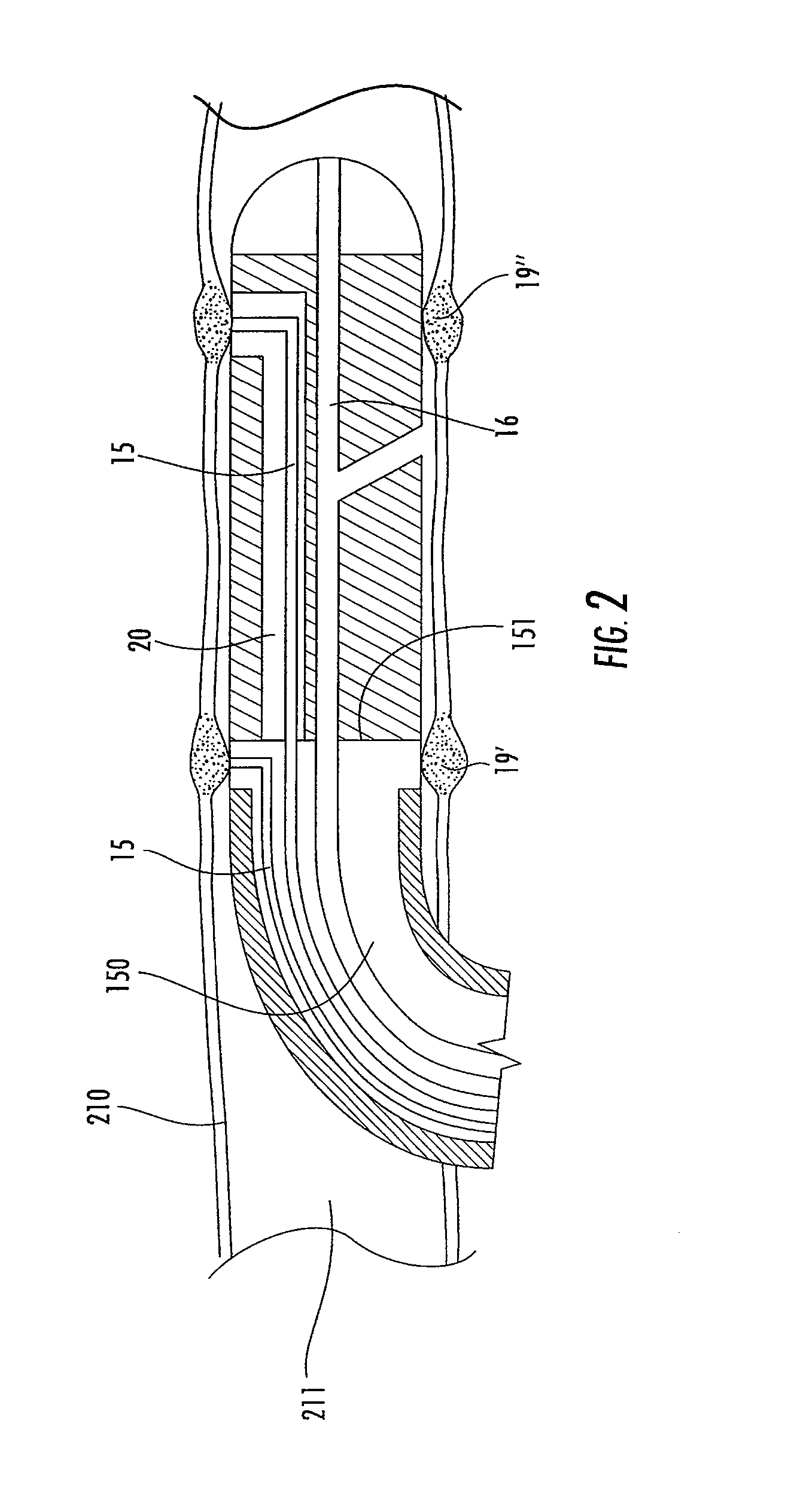 Fluid flowing device and method for tissue diagnosis or therapy