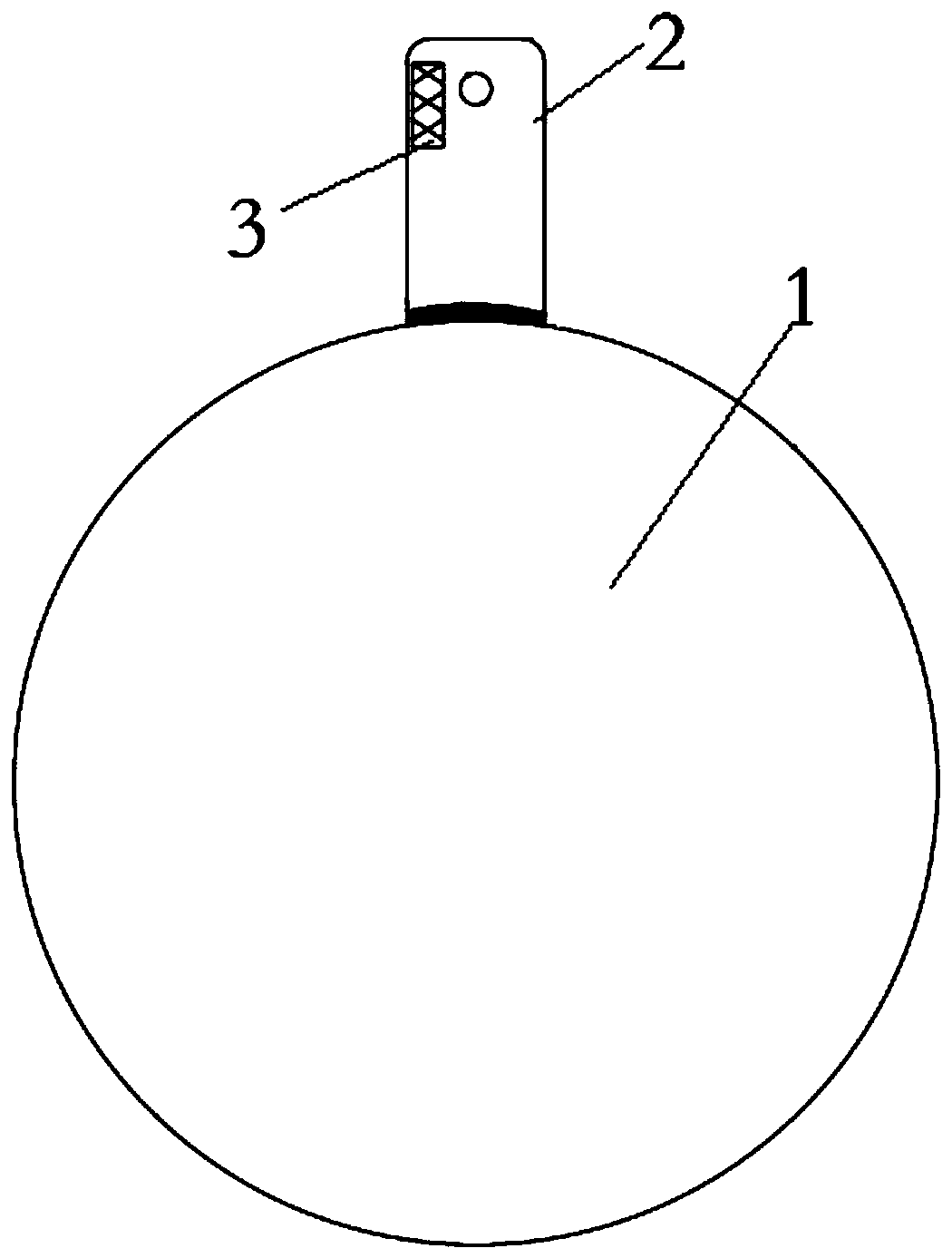 Ship pipeline tightness temporary device