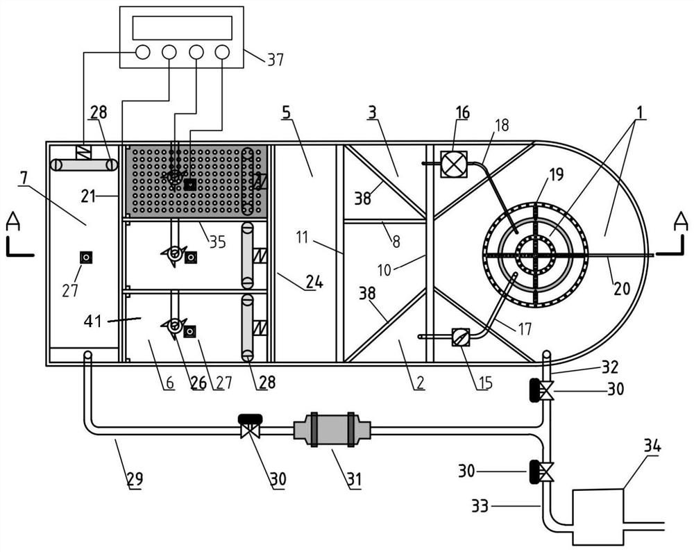 Research device for toxicological effects of pollutants on fish