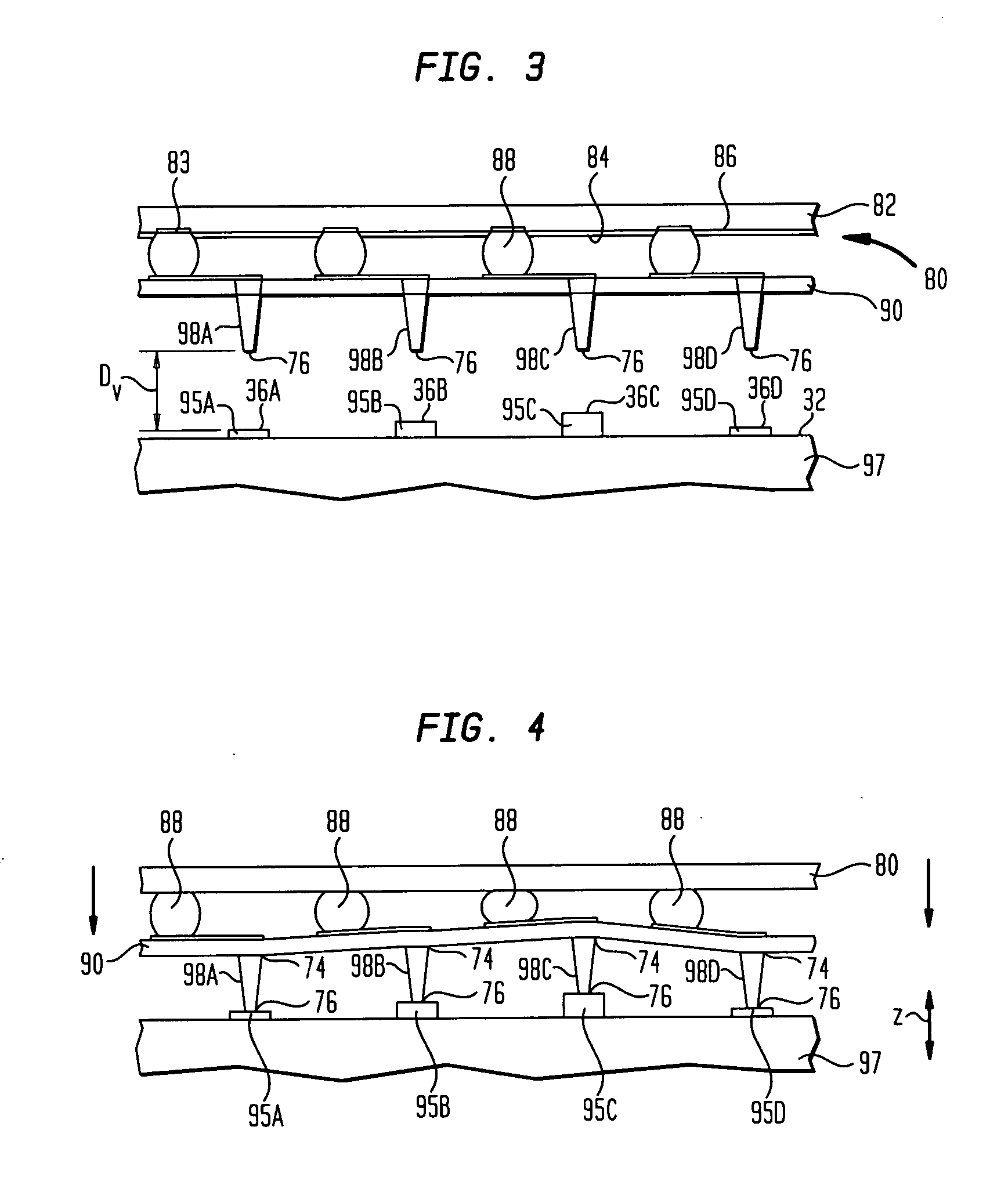 Microelectronic packages and methods therefor