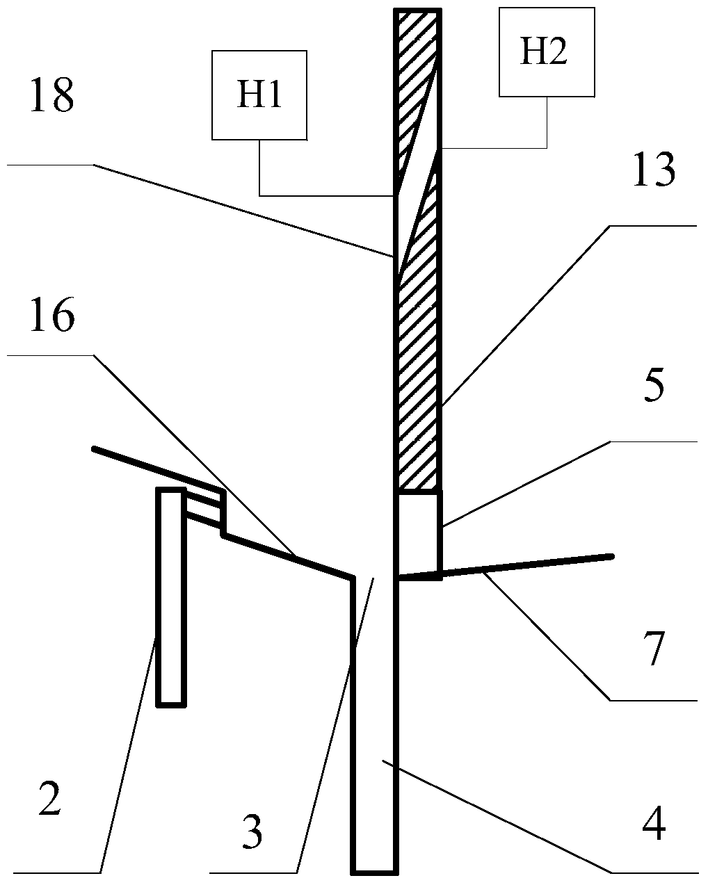 A fluidized bed waste incinerator