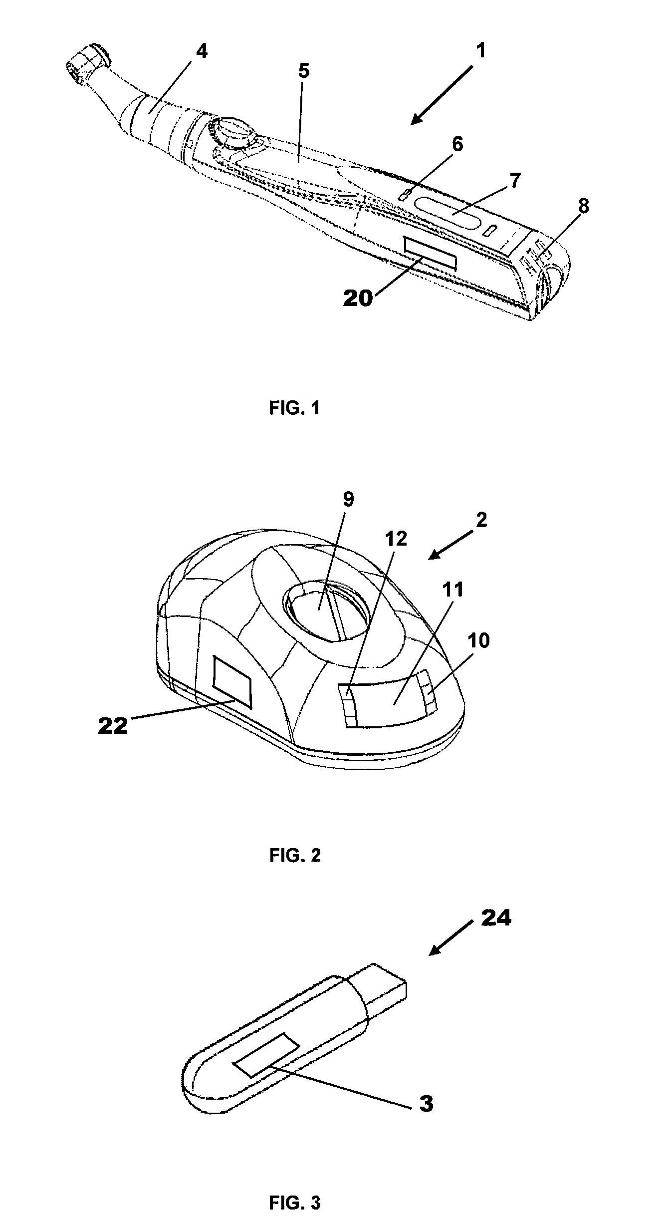 Method and device for programming a cordless handpiece for root canal treatment