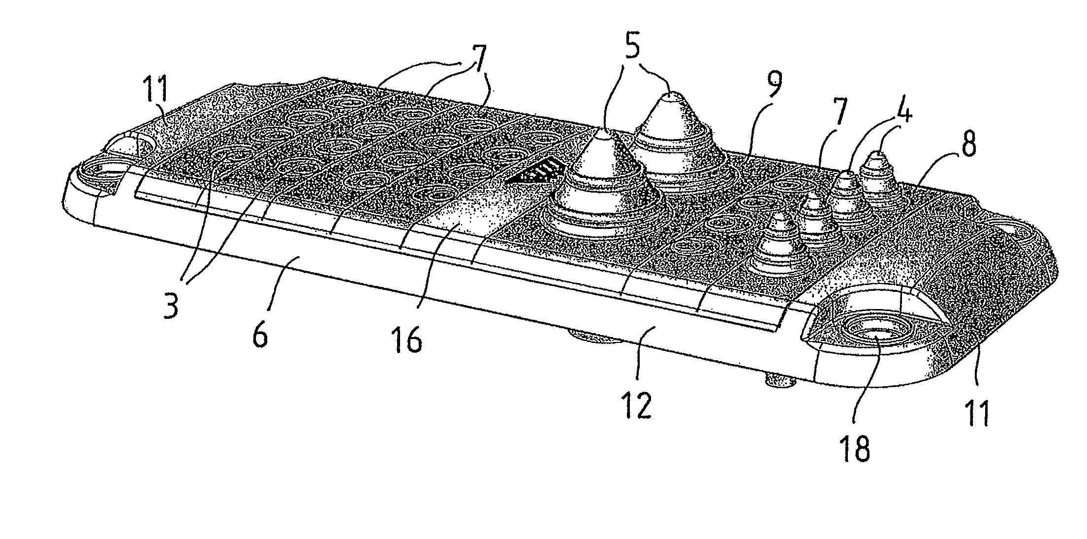 Cable gland plate