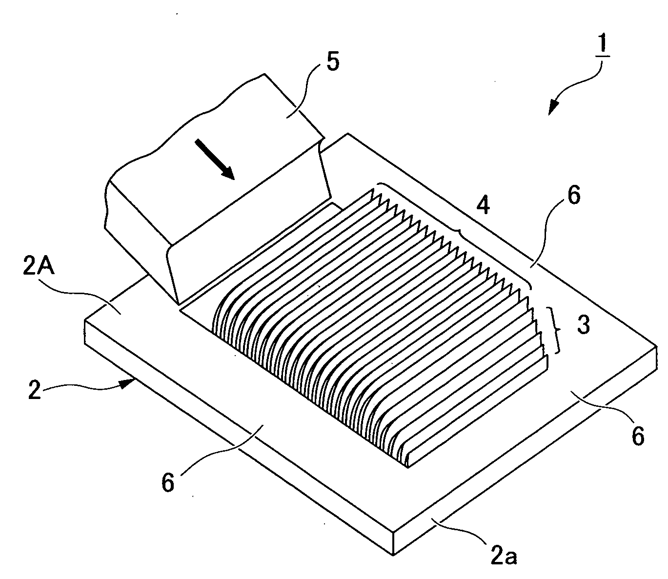 Method for manufacturing heat radiator having plate-shaped fins