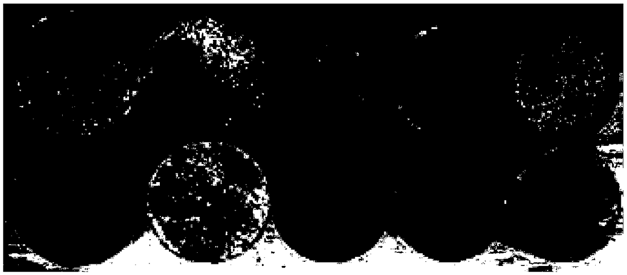 Test method used for detecting concrete product efflorescence degree