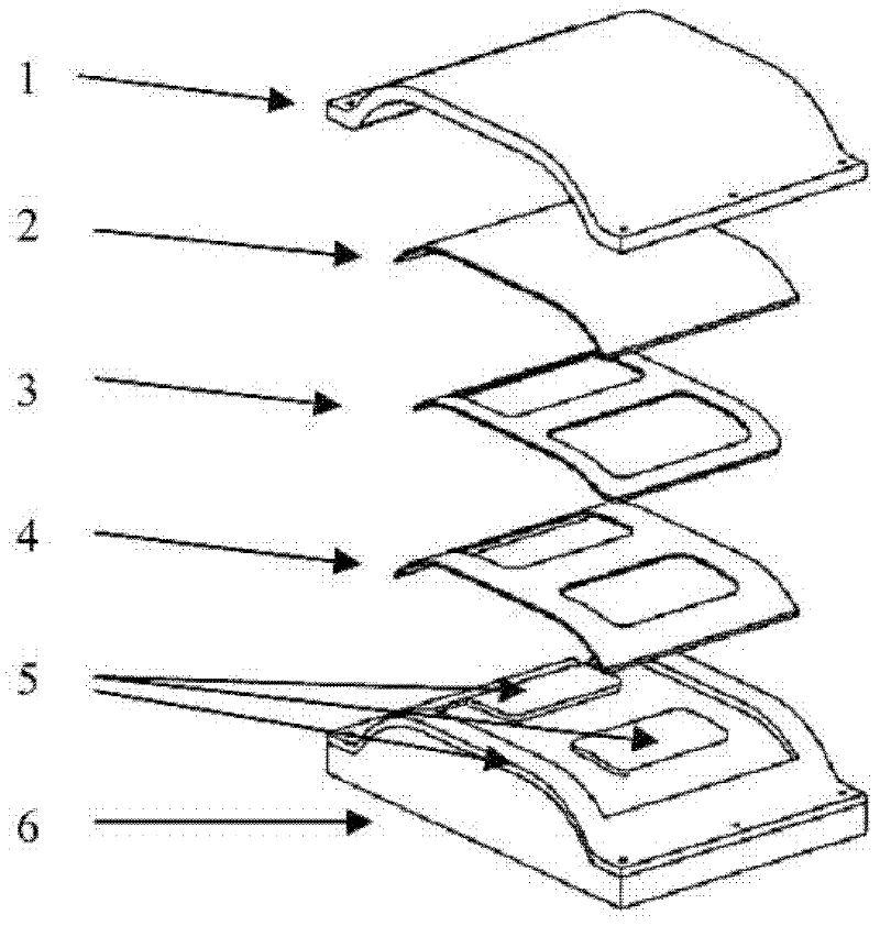 Device and method for controlling glue joint curing deformation of dissimilar material