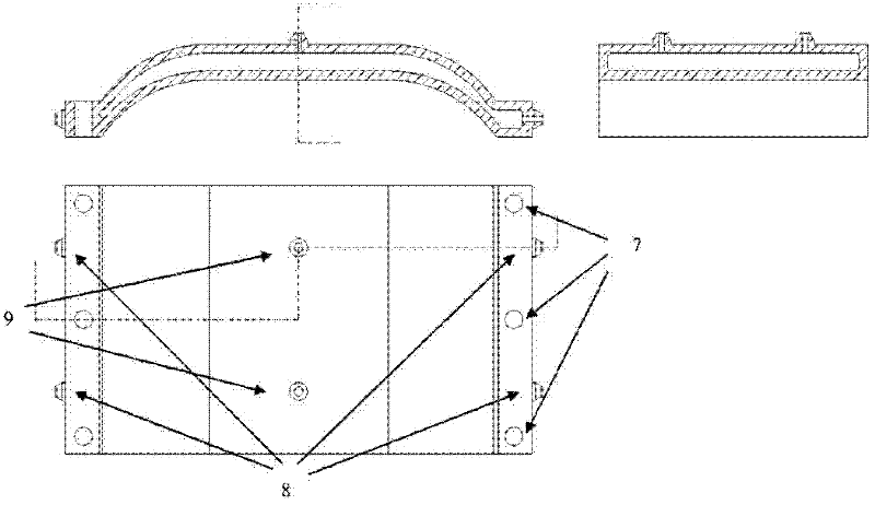 Device and method for controlling glue joint curing deformation of dissimilar material