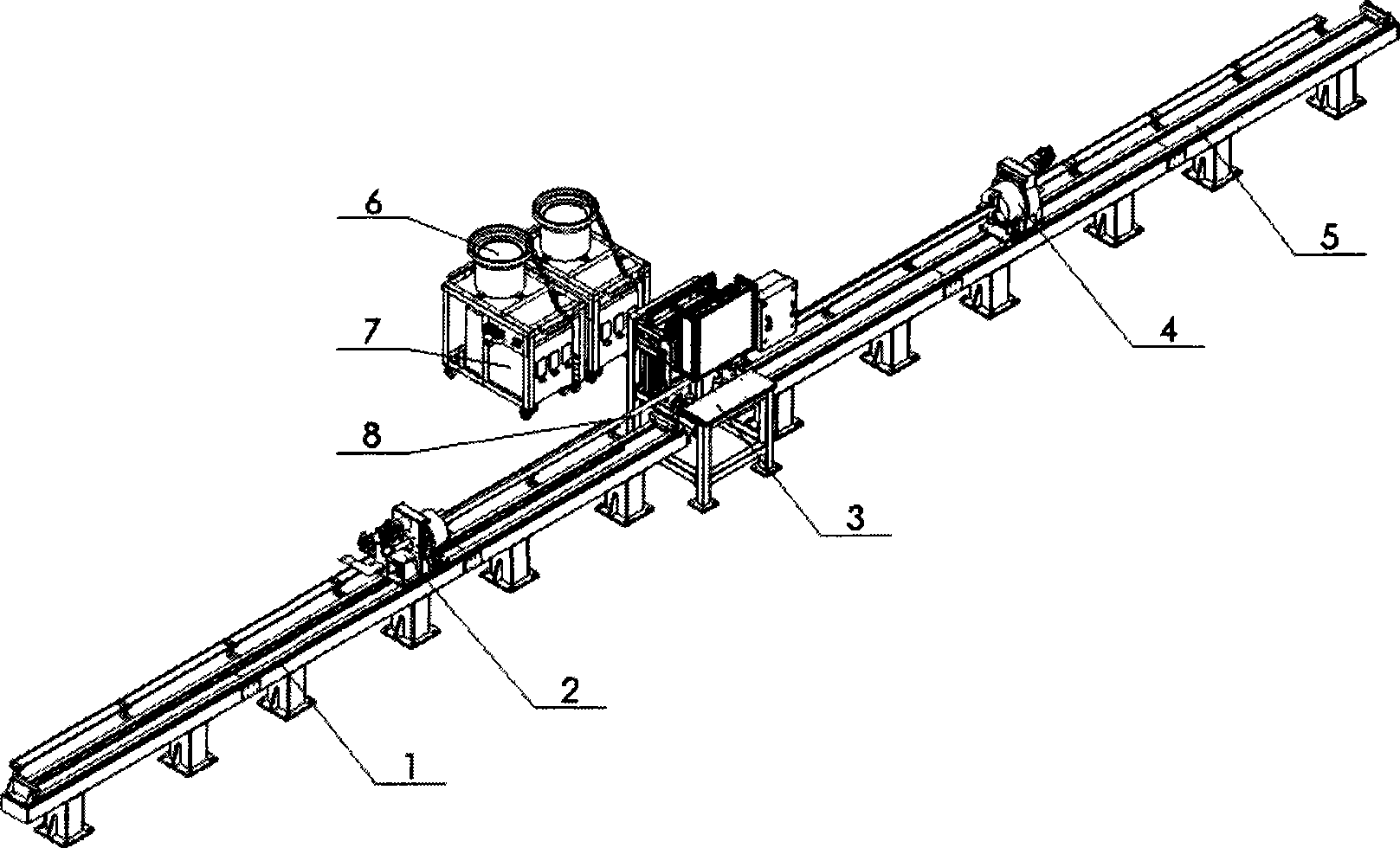 Full-automatic single-tube pin welding device