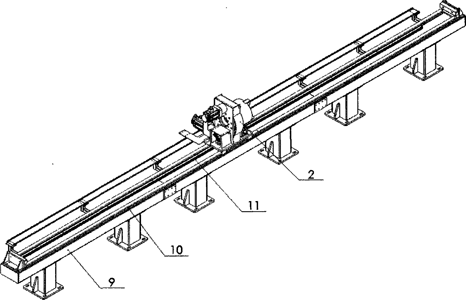 Full-automatic single-tube pin welding device