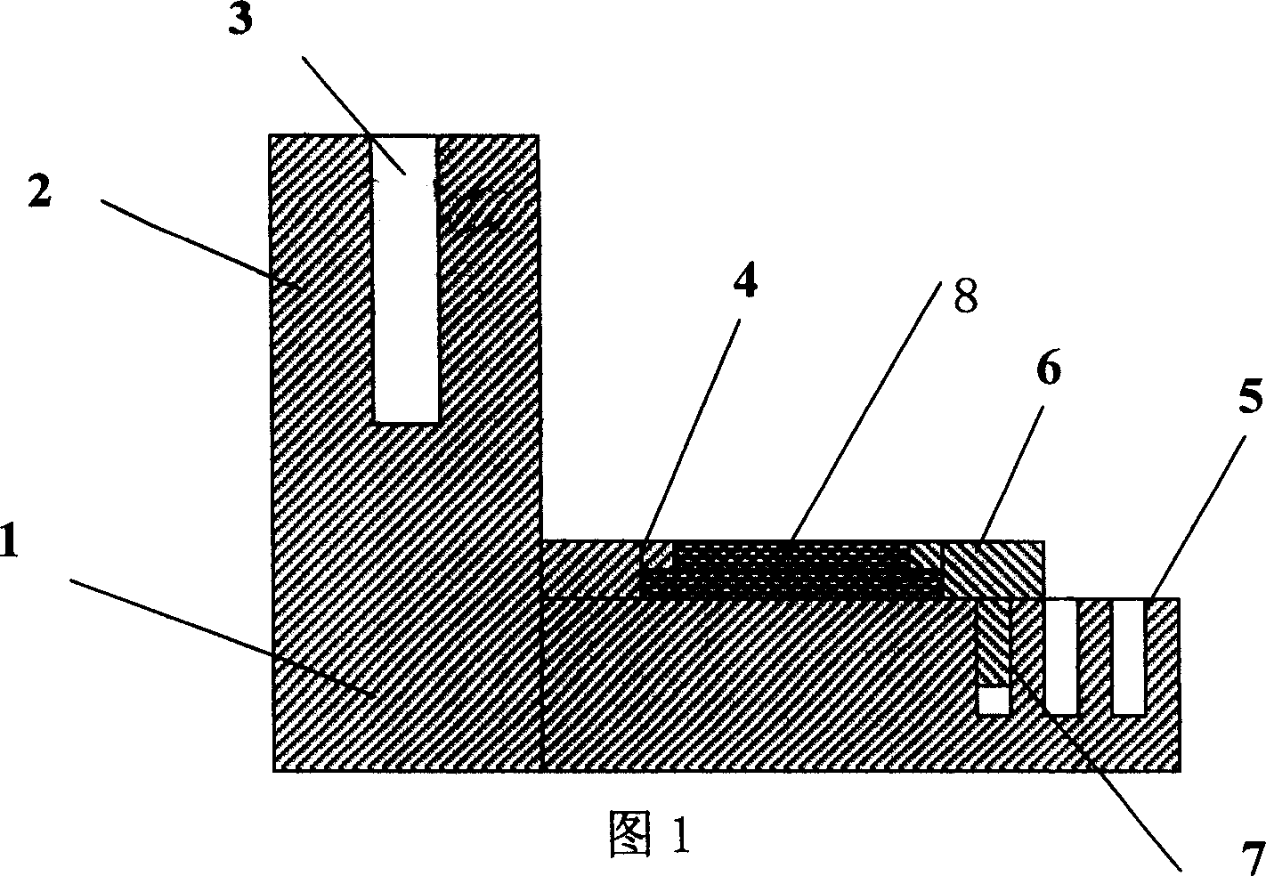 A hammering type button-stitching machine base with adjustment unit