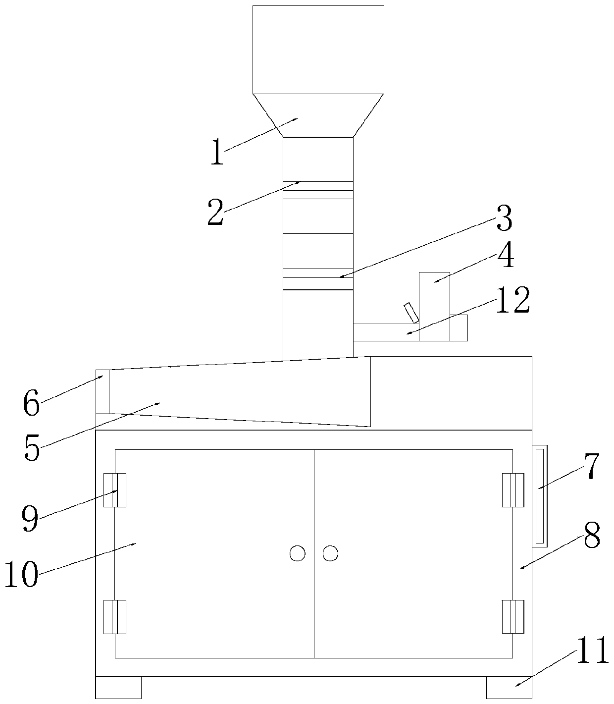 Household garbage disposal machine