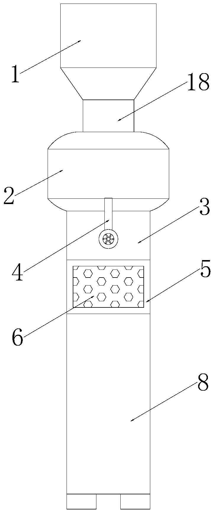 Household garbage disposal machine