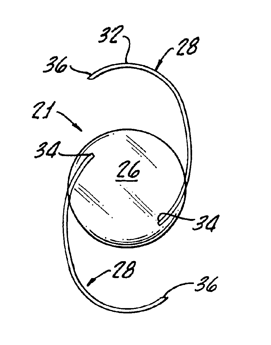 Intraocular lenses made from polymeric compositions and monomers useful in said compositions