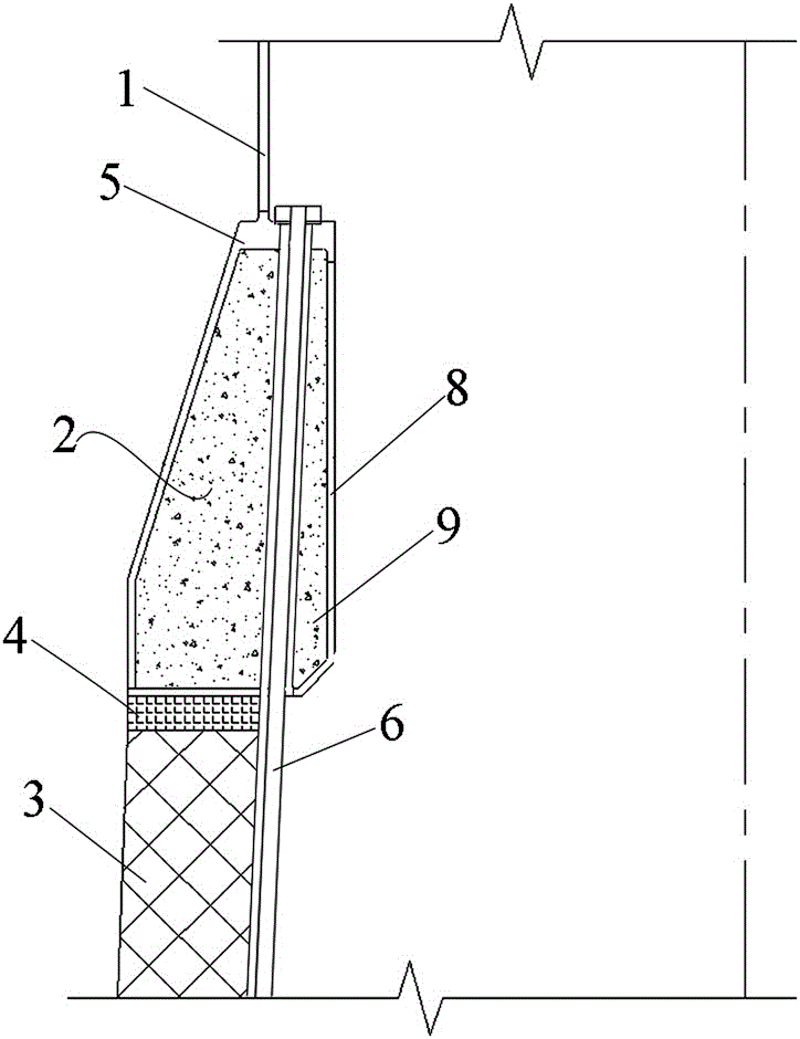 Hinge joint conversion type external prestressed concrete tower and construction method thereof