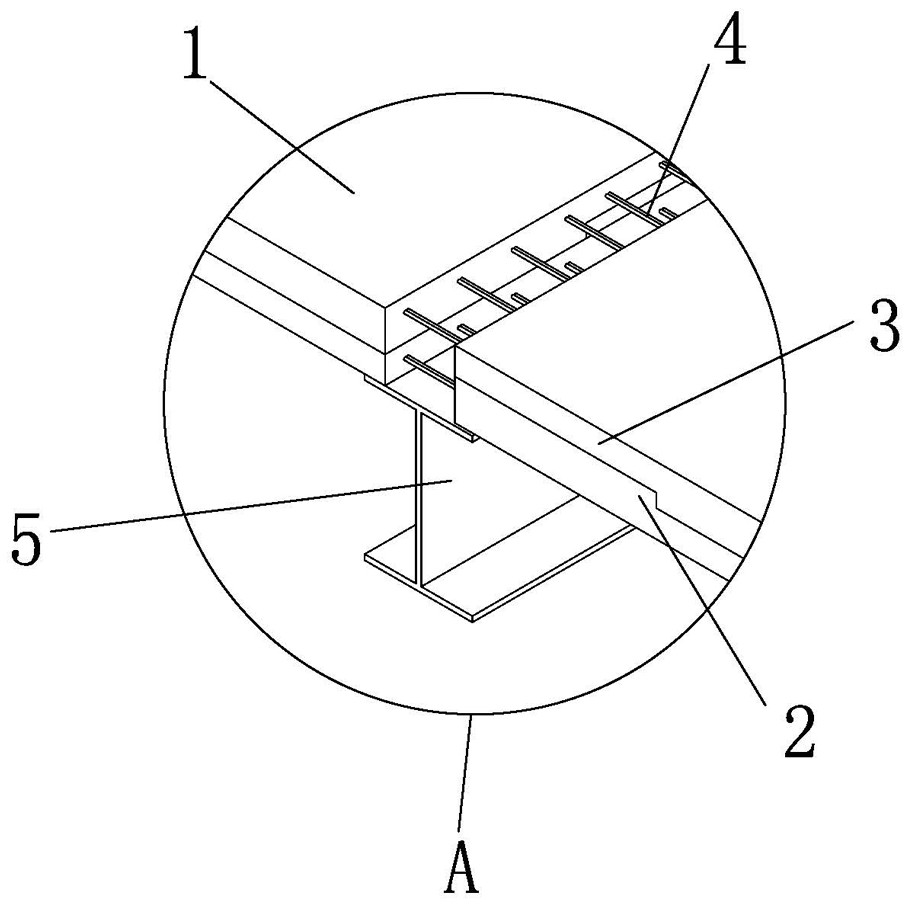 A prefabricated concrete floor system with interlocking interlocking joints and its construction method