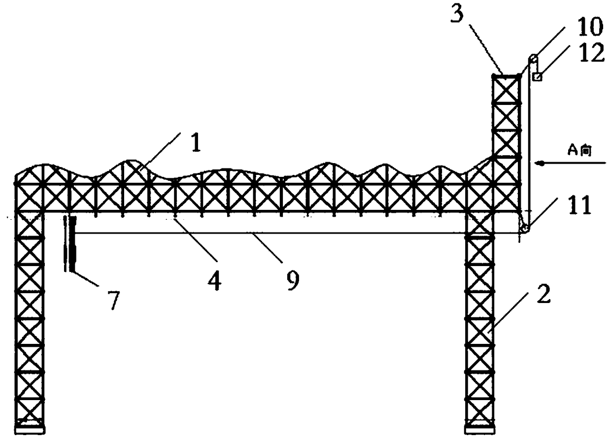 A system and method for balancing the frictional force of a solar cell array hanging and deploying device