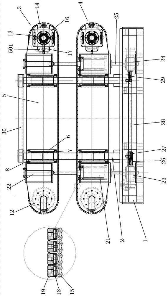 Equipment for achieving online traction of extruded plastic sheets