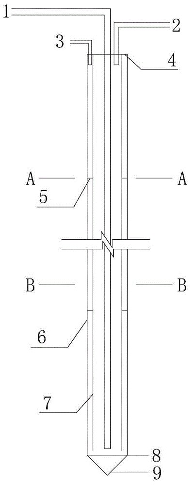 Freezer with adjustable freezing section length and freezing method for freezer