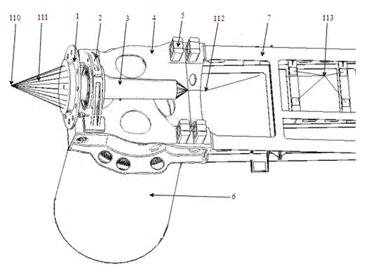 Method for calculating front frame strength of wind generating set