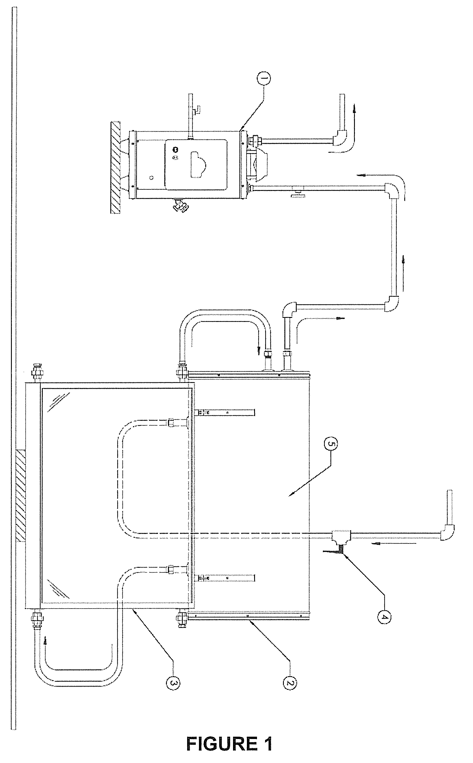 Water heater of endorsement with ionized ignition and electronic control of temperature, for solar heaters of the type thermosiphon