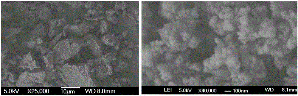 Method for determining content of salivary acid in serum by using UIO-66-NH2 material