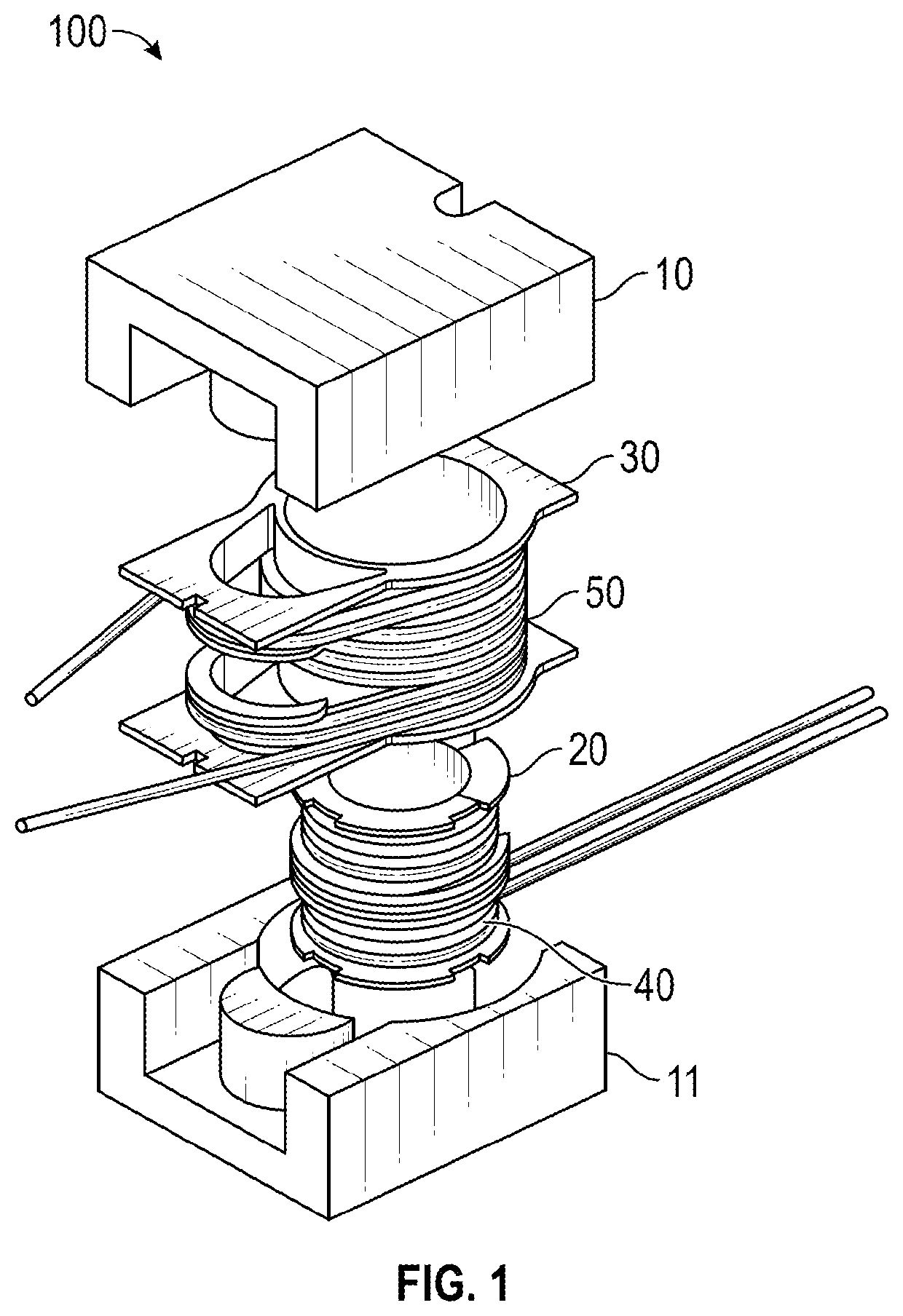 Transformer inductor combination device