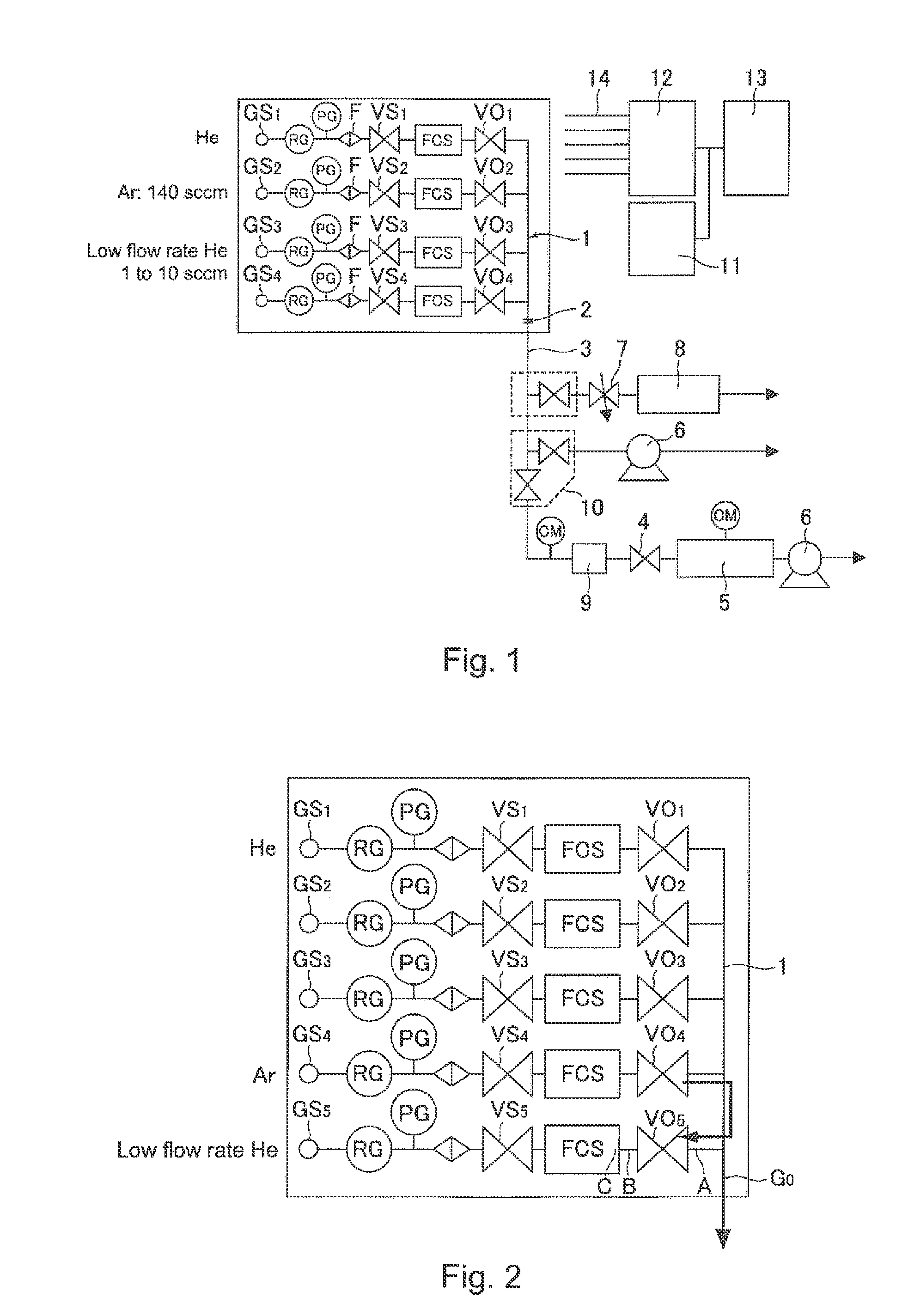 Mixed gas supply apparatus