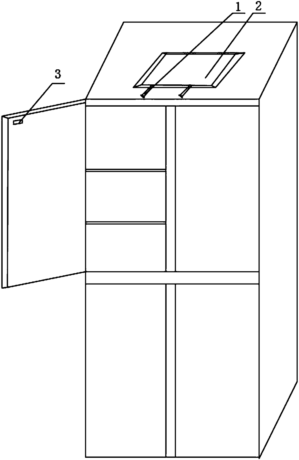 Refrigerator automatic door opening device and control method thereof