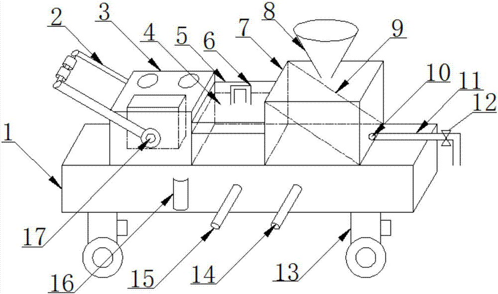 Fertilization apparatus for cassava planting