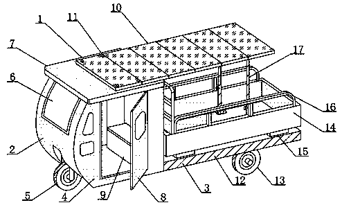 Long-running solar power generation device for electric vehicle