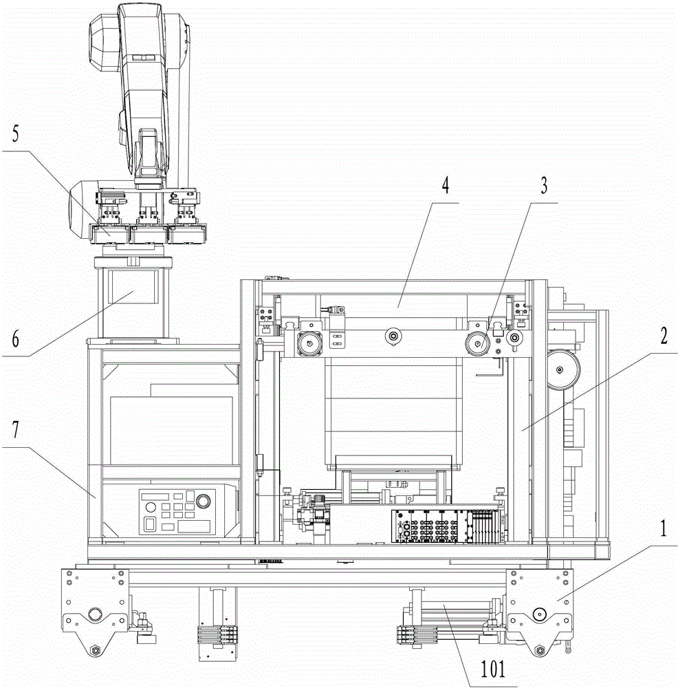 An intelligent mobile working robot