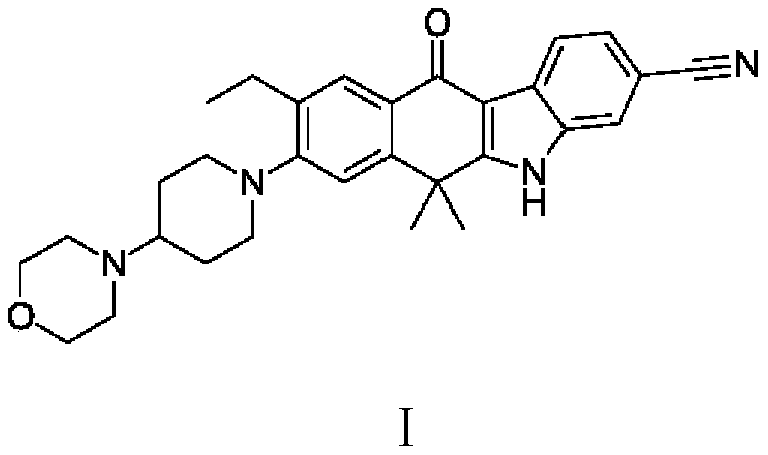 A kind of alectinib intermediate and the preparation method of alectinib