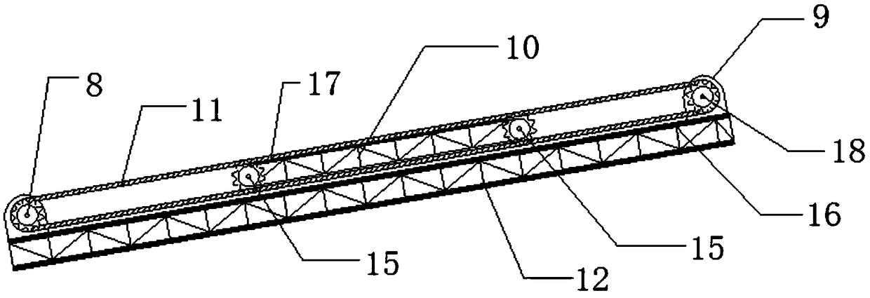 Construction device and construction method of movable expansion type openable awning